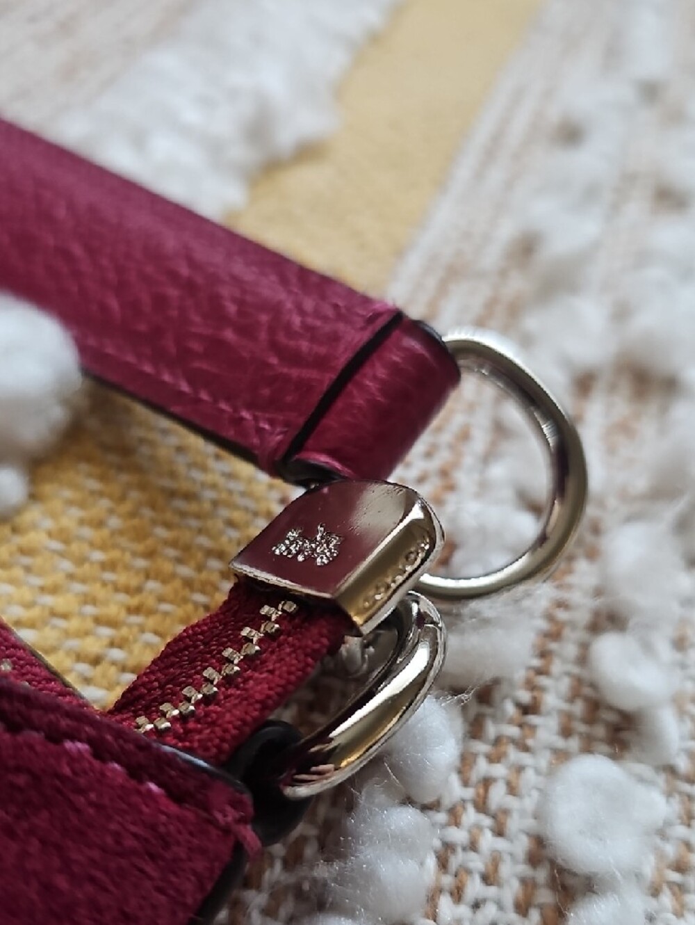 COACH Marlon Hobo In Dark Berry - Picture 6 of 11